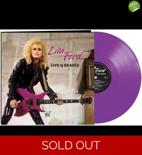 Lita Ford - Live & Deadly Vinyl LP